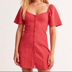 NWT Abercrombie and Fitch Linen Dress